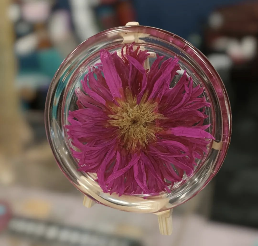 Preserved Pressed Flowers Trinket Tray