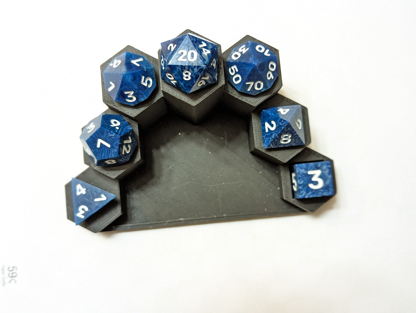 Blue Dirty Pour Dice Set